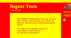 Desktop Screenshot of bogner-team.de