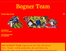 Tablet Screenshot of bogner-team.de
